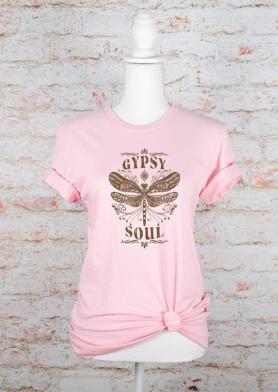 Gypsy Soul Butterfly Graphic Tee - lolaluxeshop