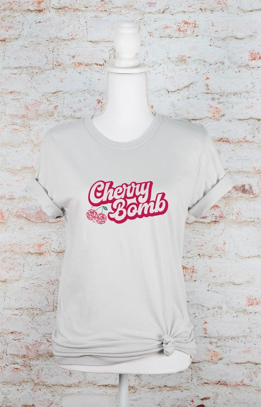 Cherry Bomb Disco Ball Softstyle Tee - lolaluxeshop