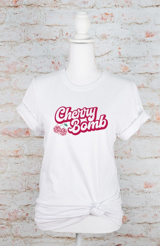 Cherry Bomb Disco Ball Softstyle Tee - lolaluxeshop