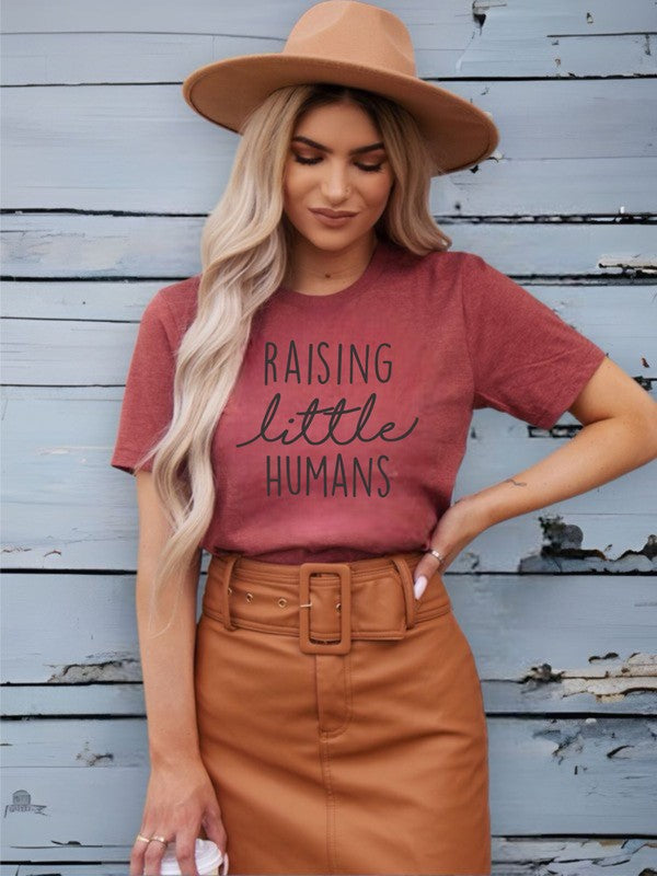 Raising Little Humans Graphic Tee - lolaluxeshop