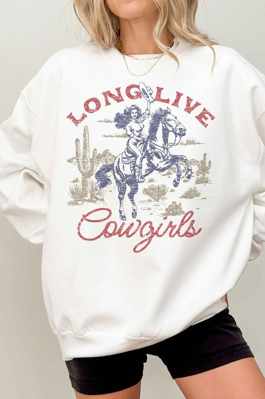 LONG LIVE COWGIRLS OVERSIZED SWEATSHIRT