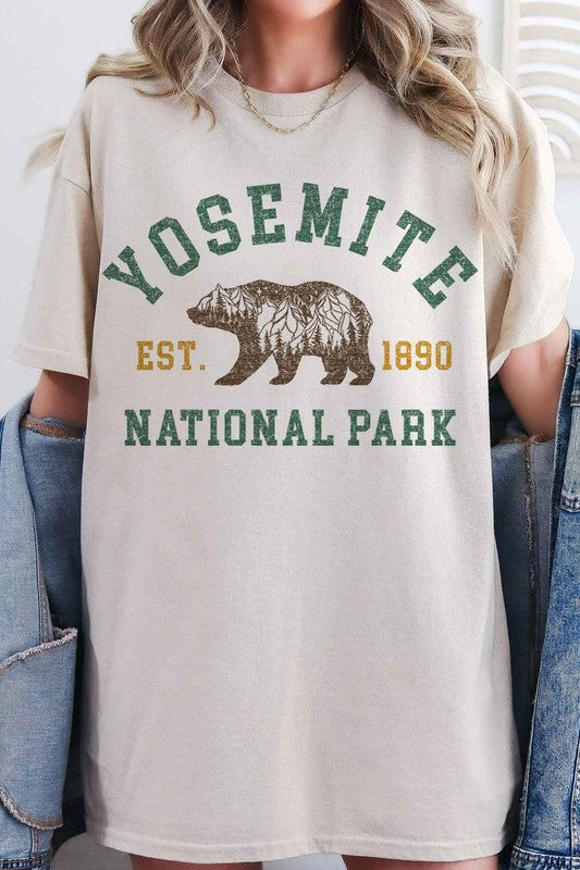 YOSEMITE NATIONAL PARK GRAPHIC TEE - lolaluxeshop