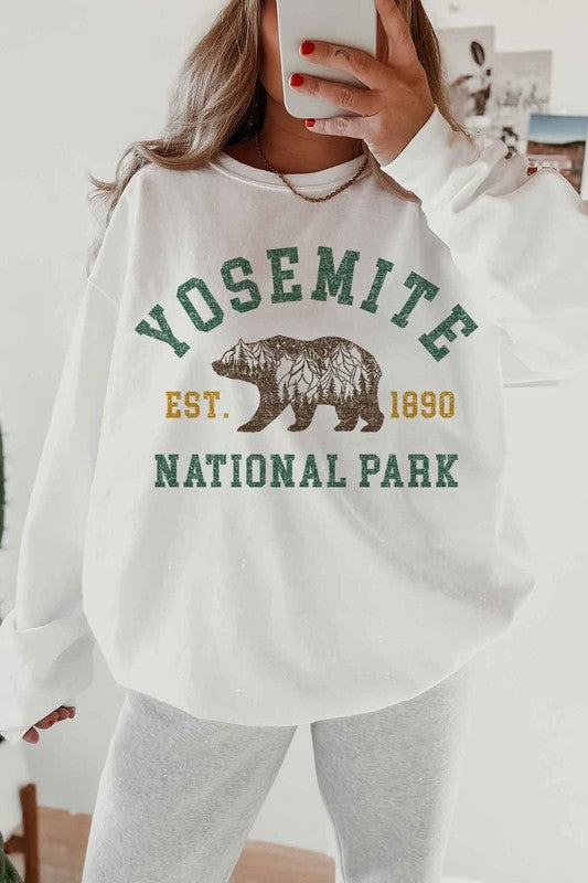 YOSEMITE NATIONAL PARK GRAPHIC SWEATSHIRT - lolaluxeshop