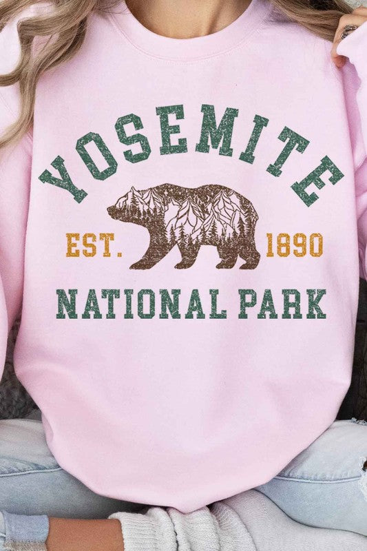 YOSEMITE NATIONAL PARK GRAPHIC SWEATSHIRT - lolaluxeshop