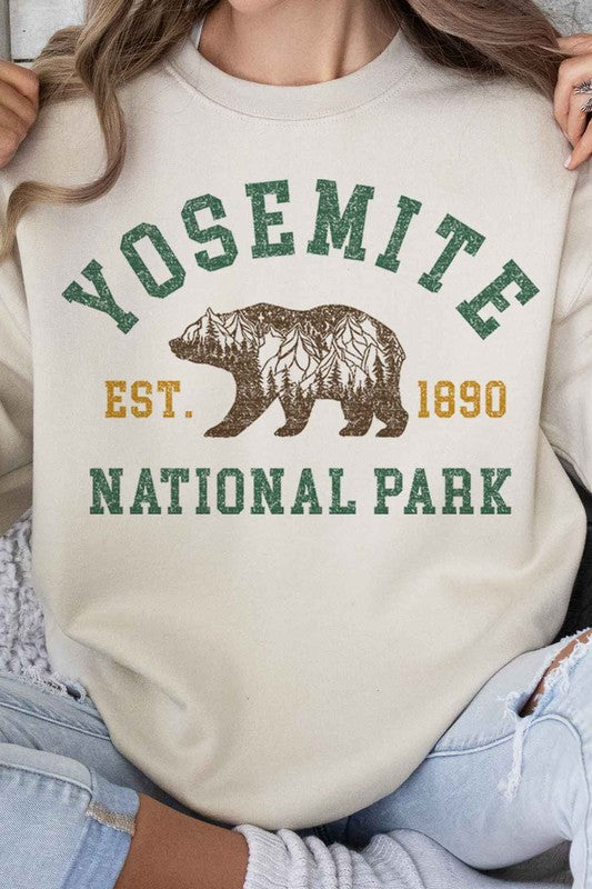 YOSEMITE NATIONAL PARK GRAPHIC SWEATSHIRT - lolaluxeshop