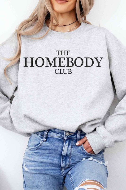 THE HOMEBODY CLUB GRAPHIC SWEATSHIRT - lolaluxeshop