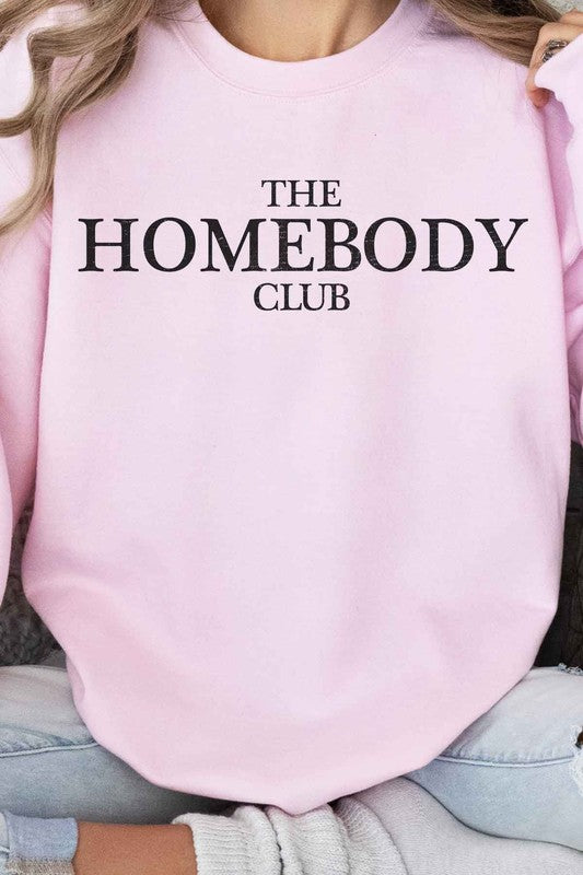 THE HOMEBODY CLUB GRAPHIC SWEATSHIRT - lolaluxeshop