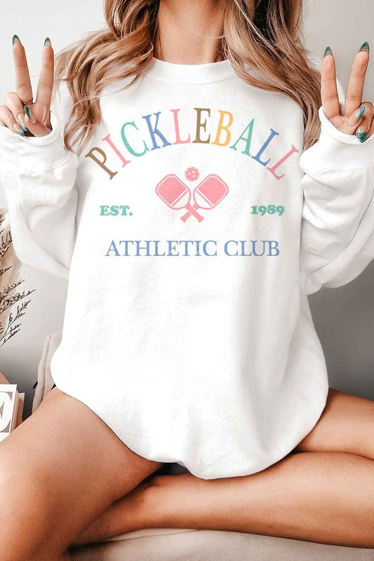 PICKLEBALL GRAPHIC SWEATSHIRT - lolaluxeshop