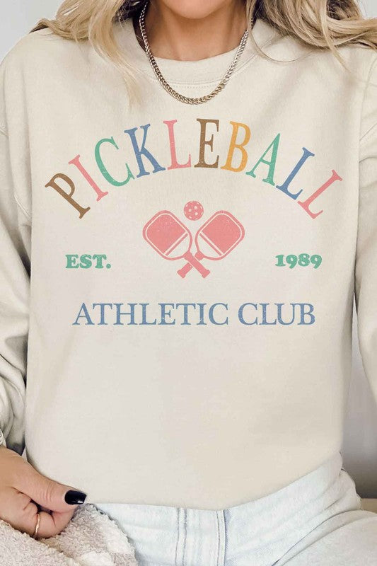 PICKLEBALL GRAPHIC SWEATSHIRT - lolaluxeshop