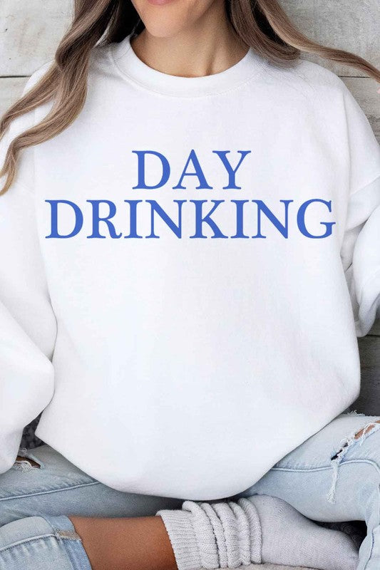 DAY DRINKING GRAPHIC SWEATSHIRT - lolaluxeshop