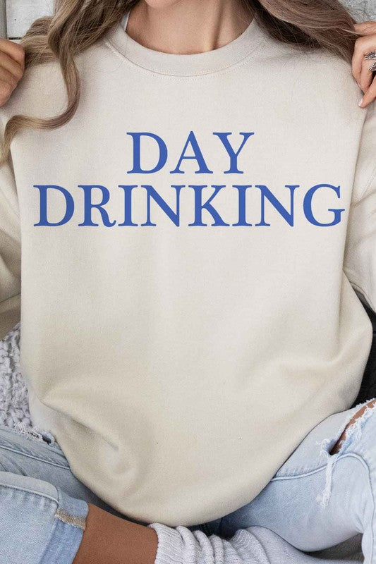 DAY DRINKING GRAPHIC SWEATSHIRT - lolaluxeshop