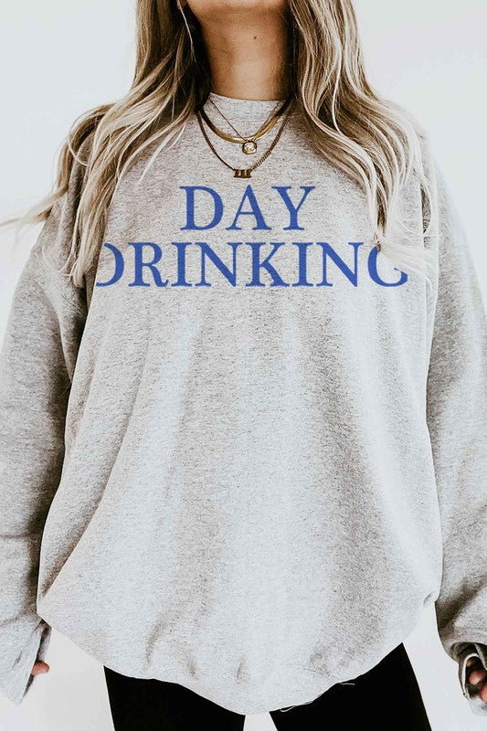 DAY DRINKING GRAPHIC SWEATSHIRT - lolaluxeshop