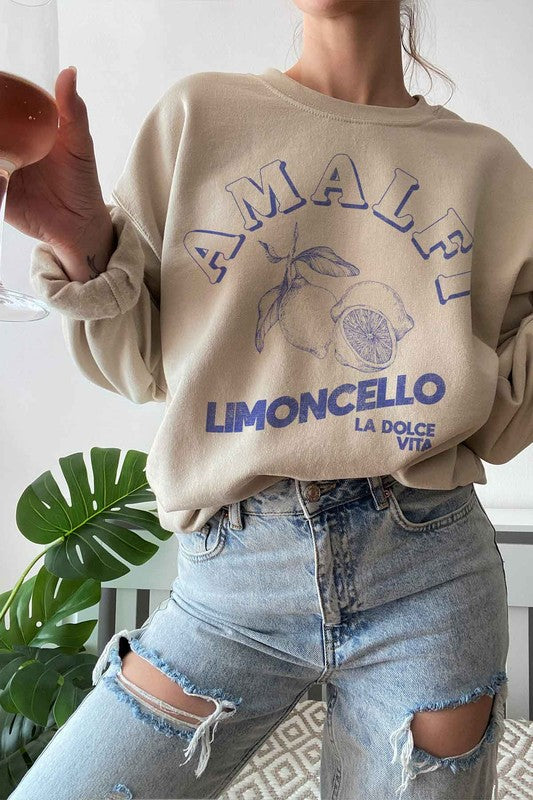 AMALFI GRAPHIC SWEATSHIRT - lolaluxeshop