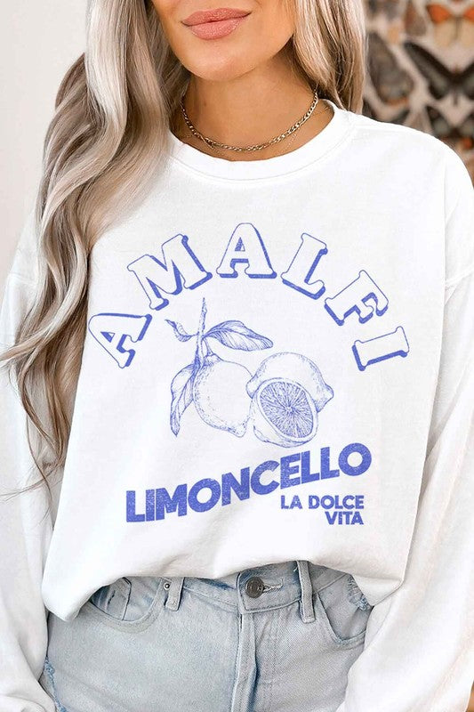 AMALFI GRAPHIC SWEATSHIRT - lolaluxeshop