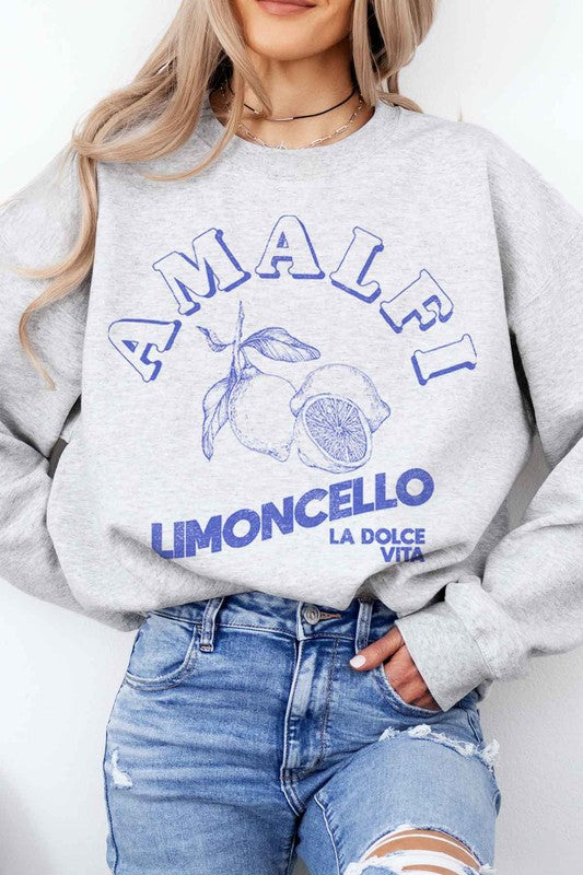 AMALFI GRAPHIC SWEATSHIRT - lolaluxeshop