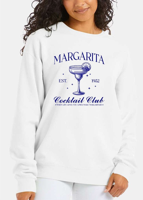 Margarita Cocktail Club Comfort Wash Sweatshirt - lolaluxeshop