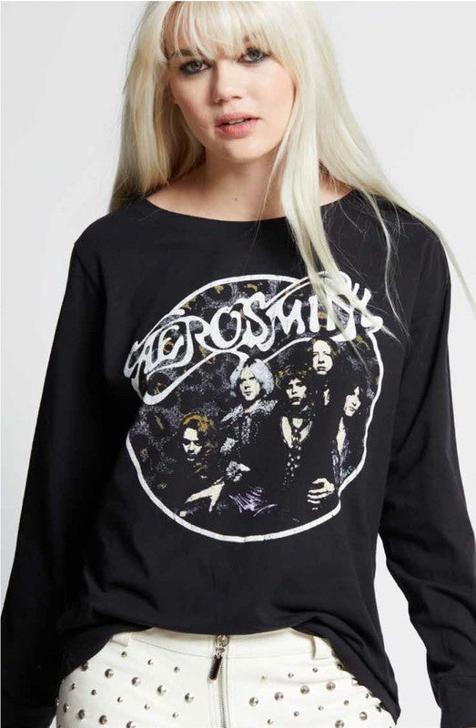 Aerosmith Back In The Saddle Long Sleeve Tee - lolaluxeshop