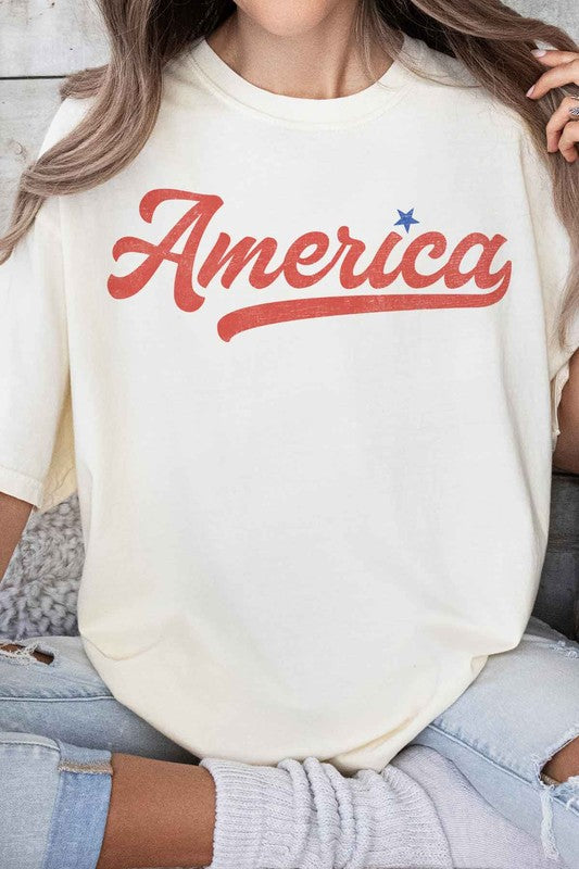 AMERICA GRAPHIC TEE - lolaluxeshop