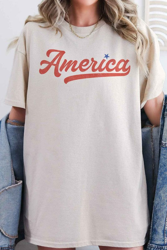 AMERICA GRAPHIC TEE - lolaluxeshop