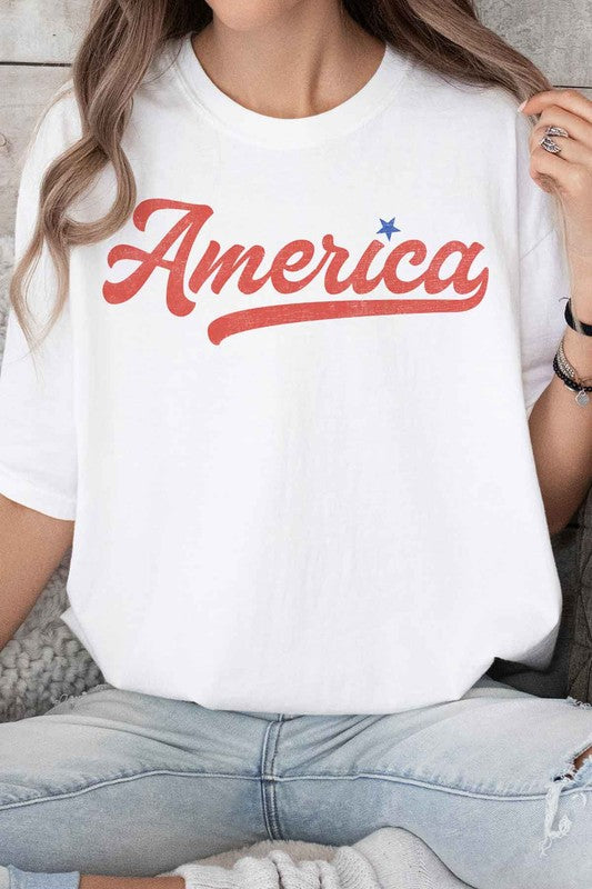 AMERICA GRAPHIC TEE - lolaluxeshop