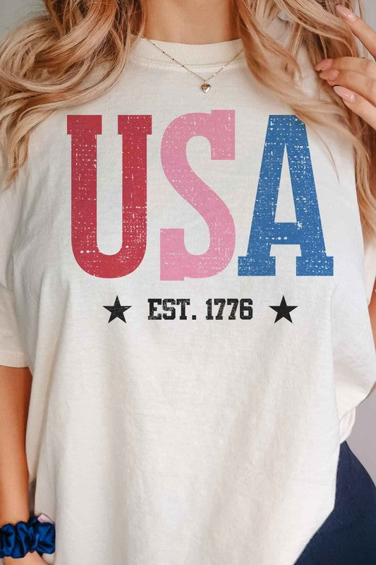 USA GRAPHIC TEE - lolaluxeshop