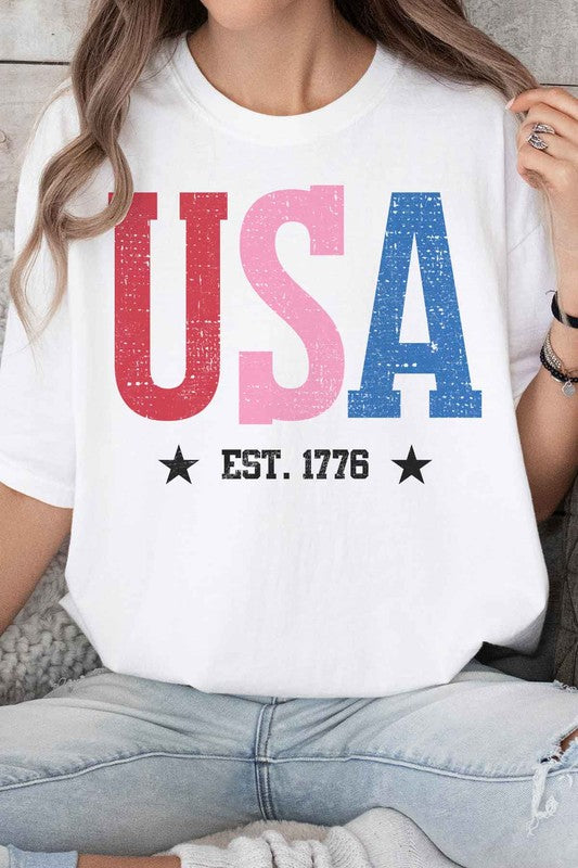 USA GRAPHIC TEE - lolaluxeshop