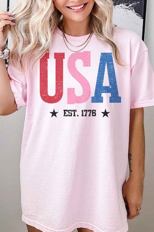 USA GRAPHIC TEE - lolaluxeshop