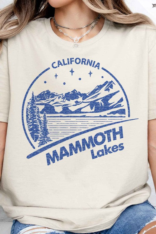 MAMMOTH LAKES CALIFORNIA GRAPHIC TEE - lolaluxeshop