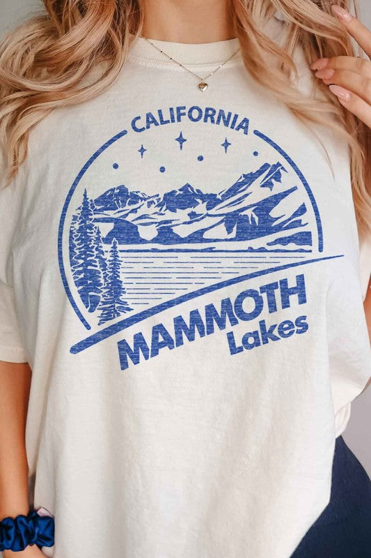 MAMMOTH LAKES CALIFORNIA GRAPHIC TEE - lolaluxeshop