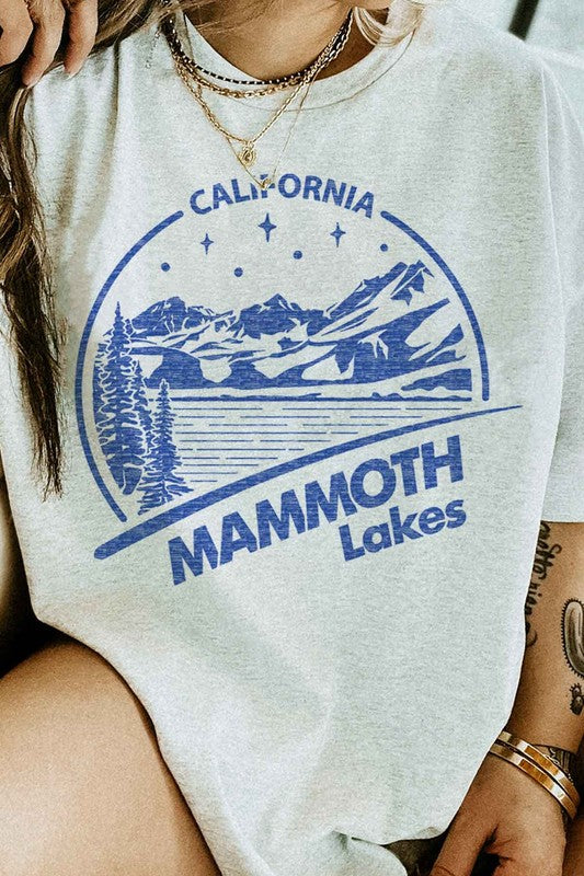 MAMMOTH LAKES CALIFORNIA GRAPHIC TEE - lolaluxeshop