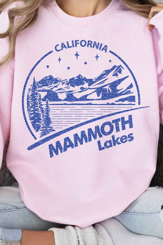 MAMMOTH LAKES CALIFORNIA GRAPHIC SWEATSHIRT - lolaluxeshop