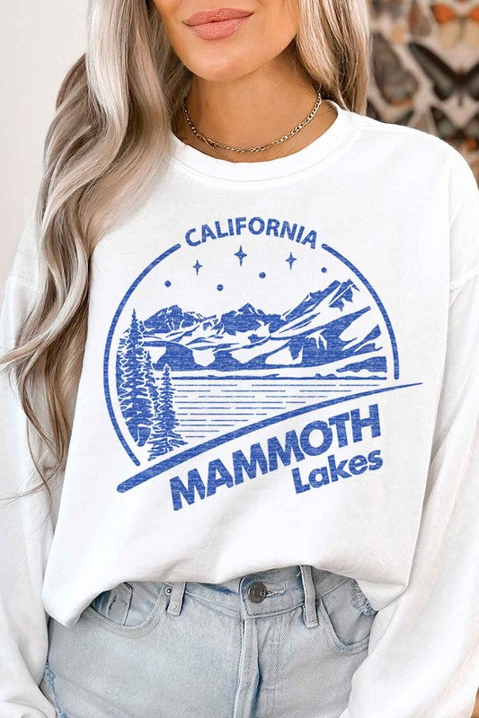 MAMMOTH LAKES CALIFORNIA GRAPHIC SWEATSHIRT - lolaluxeshop