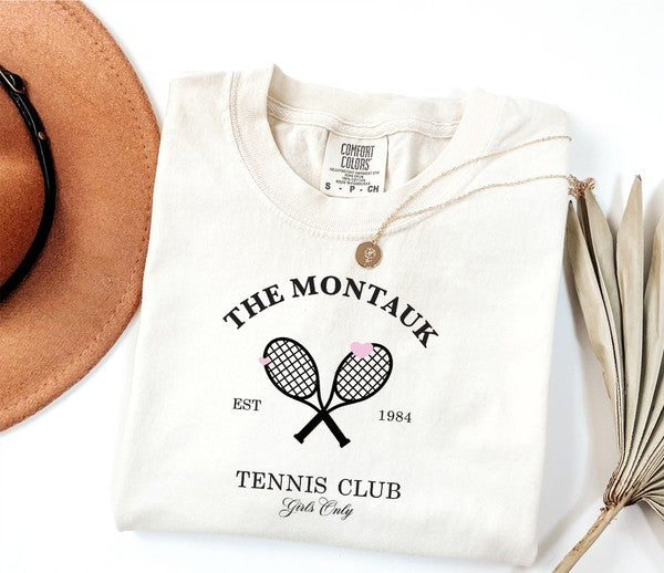 The Montauk Tennis Club Comfort Color Tee - lolaluxeshop