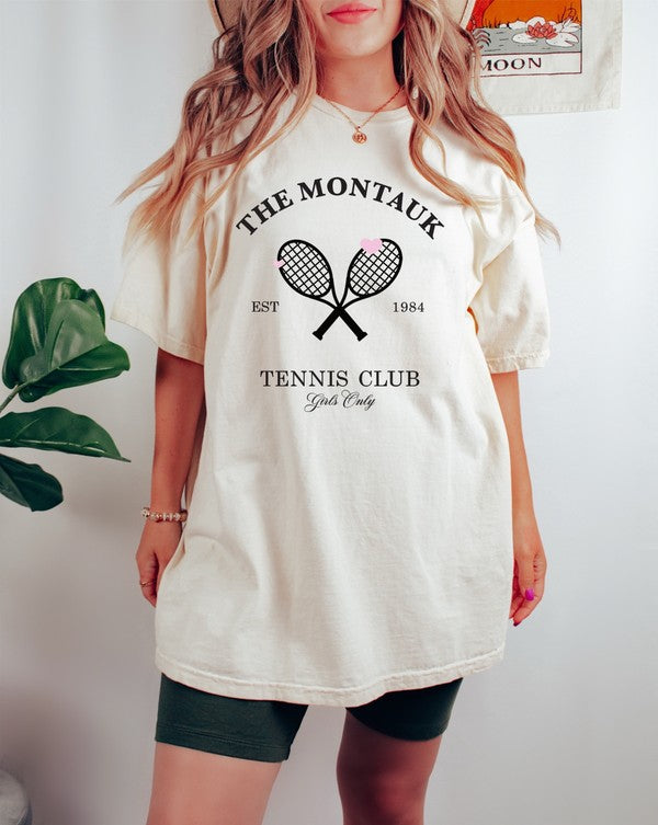 The Montauk Tennis Club Comfort Color Tee - lolaluxeshop