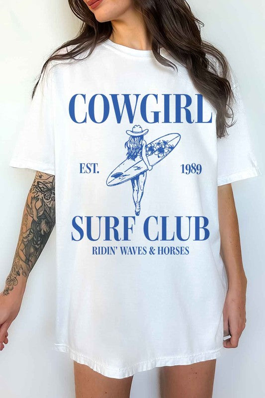 COWGIRL SURF CLUB GRAPHIC TEE - lolaluxeshop