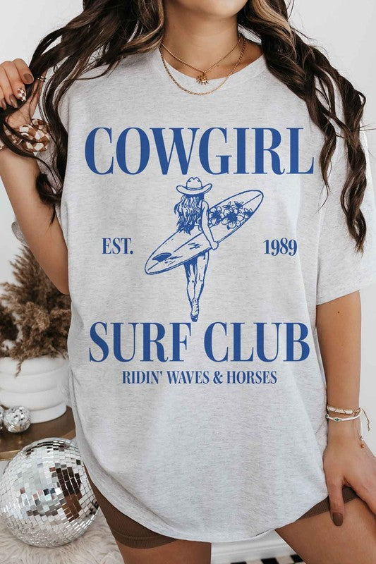 COWGIRL SURF CLUB GRAPHIC TEE - lolaluxeshop