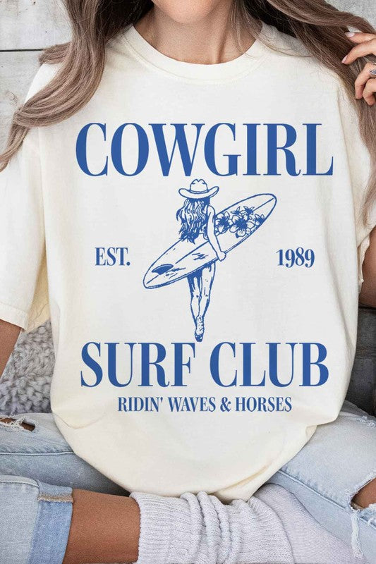 COWGIRL SURF CLUB GRAPHIC TEE - lolaluxeshop