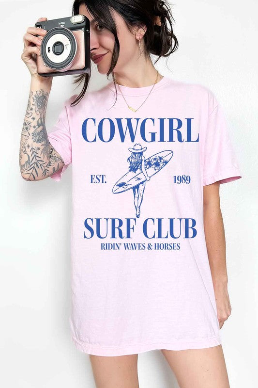 COWGIRL SURF CLUB GRAPHIC TEE - lolaluxeshop