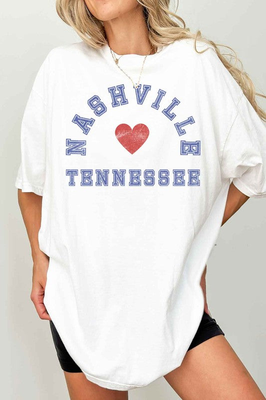 NASHVILLE TENNESSEE OVERSIZED GRAPHIC TEE