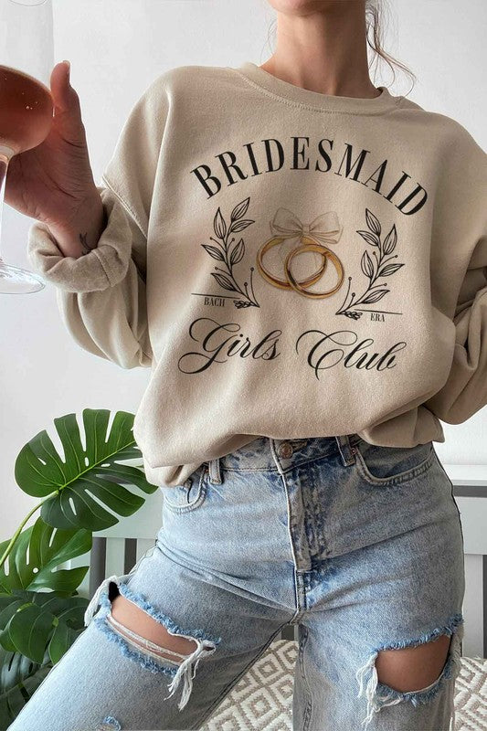 BRIDESMAID GIRLS CLUB GRAPHIC SWEATSHIRT