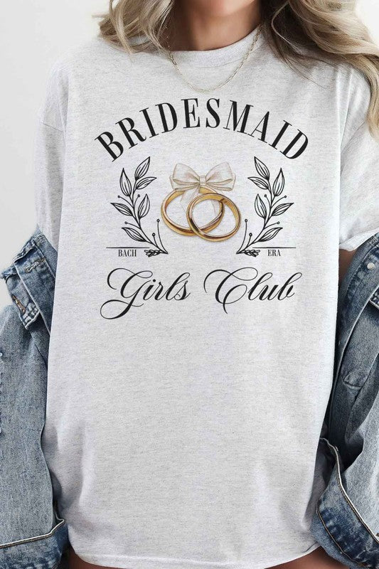 BRIDESMAID GIRLS CLUB OVERSIZED GRAPHIC TEE