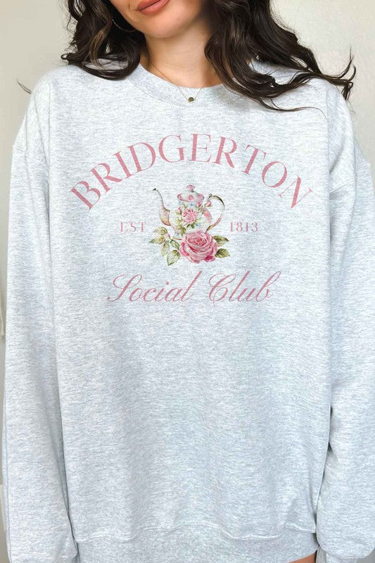 BRIDGERTON SOCIAL CLUB GRAPHIC SWEATSHIRT