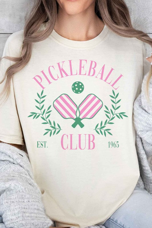 PICKLEBALL CLUB OVERSIZED GRAPHIC TEE