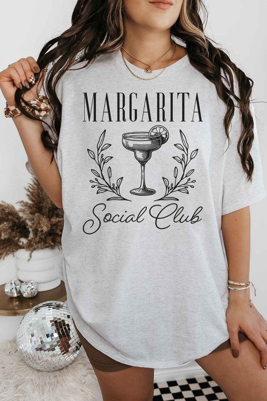 MARGARITA SOCIAL CLUB OVERSIZED GRAPHIC TEE