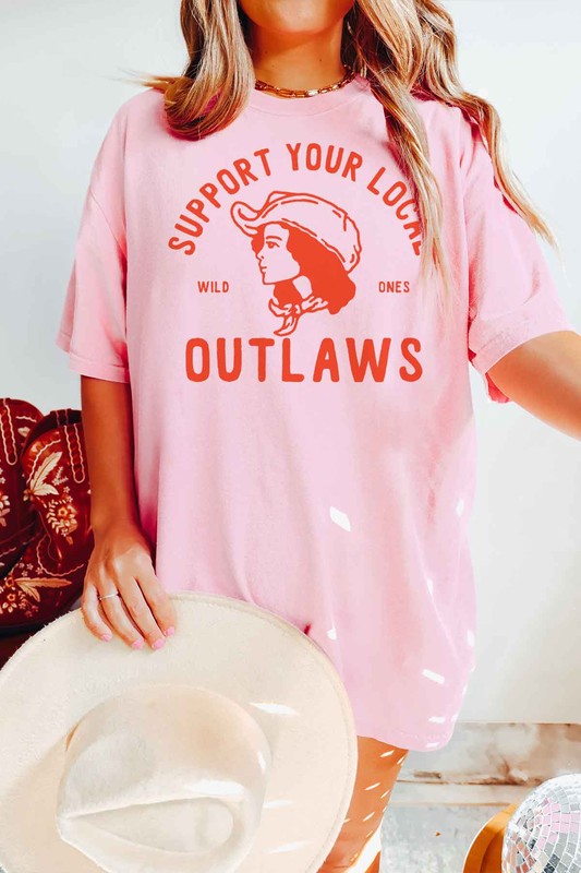 SUPPORT YOUR LOCAL OUTLAWS GRAPHIC TEE