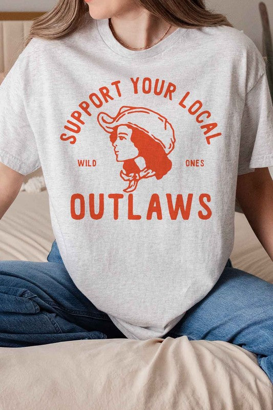 SUPPORT YOUR LOCAL OUTLAWS GRAPHIC TEE