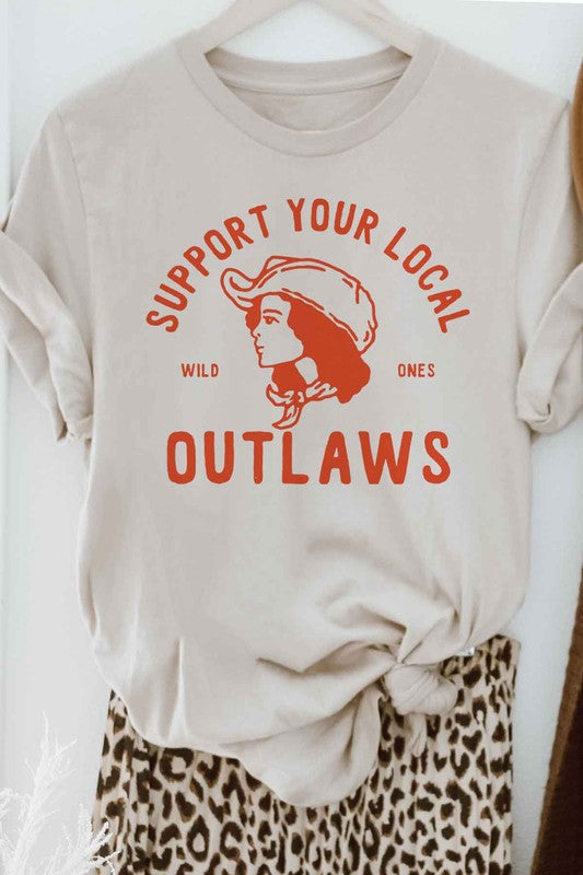 SUPPORT YOUR LOCAL OUTLAWS GRAPHIC TEE