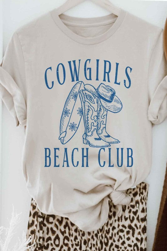 COWGIRLS BEACH CLUB GRAPHIC TEE