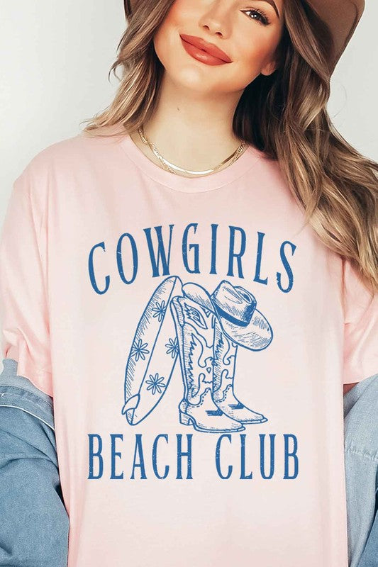 COWGIRLS BEACH CLUB GRAPHIC TEE