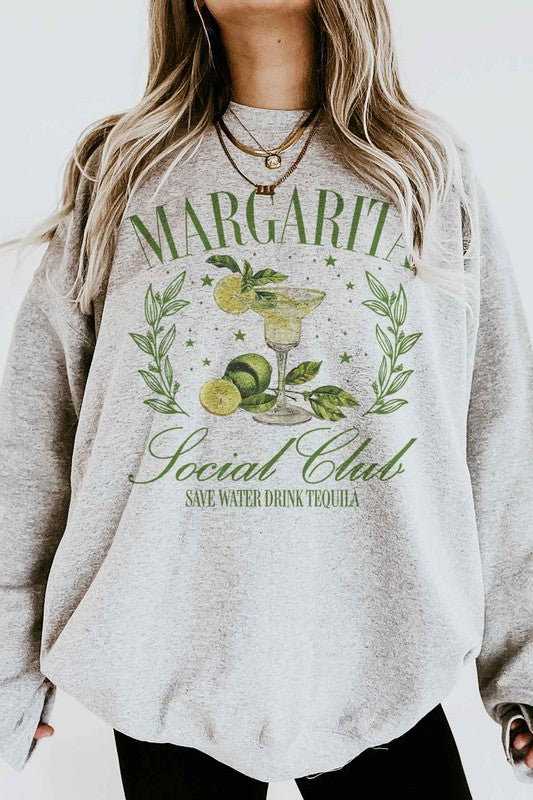 MARGARITA SOCIAL CLUB GRAPHIC SWEATSHIRT